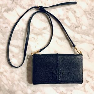 Tory Burch - McGraw Mini Leather Wallet Crossbody